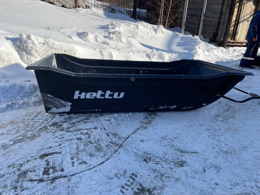 Сани-волокуши Kettu OPTIM с дышлом с боковым креплением